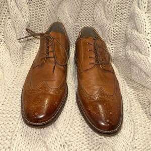 Florsheim Men's Castellano‎ Wingtip Oxford Saddle Tan Leather
